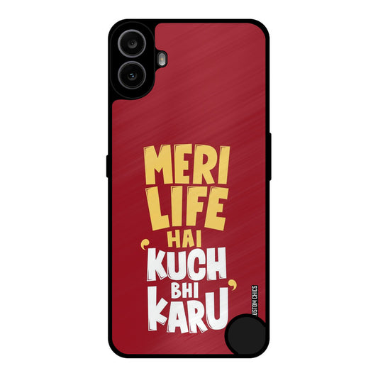 My Life Nothing CMF Phone 1 Mobile Back Cover - Typography PrintShield Case