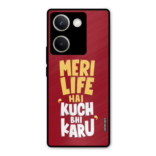 My Life Vivo Y200 Pro Mobile Back Cover - Typography PrintShield Case