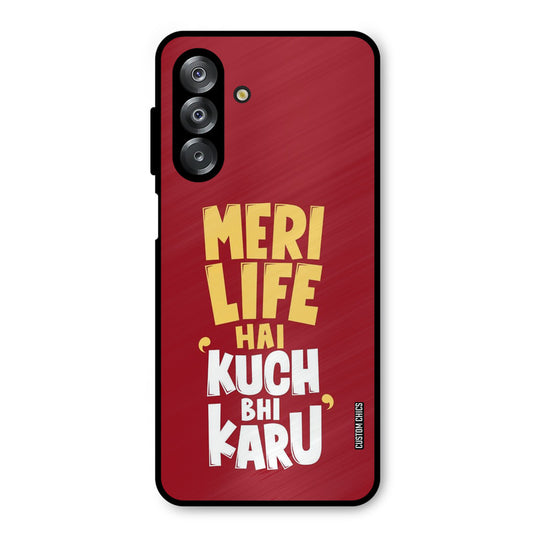 My Life Samsung Galaxy A26 Mobile Back Cover - Typography PrintShield Case