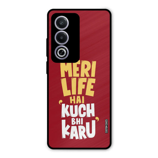 My Life Oppo K12x Mobile Back Cover - Typography PrintShield Case