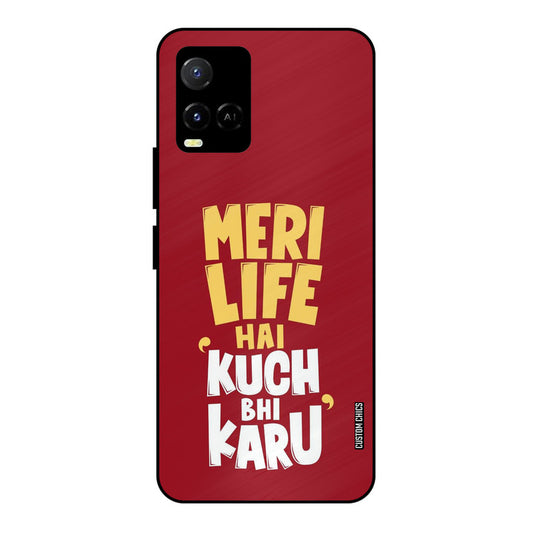 My Life Vivo Y33s Mobile Back Cover - Typography PrintShield Case