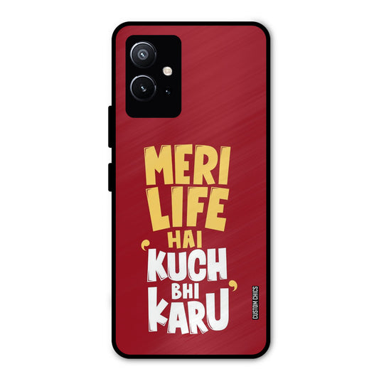 My Life Vivo Y75 5G Mobile Back Cover - Typography PrintShield Case