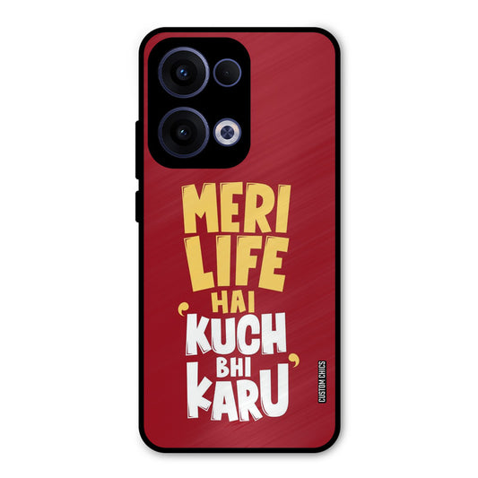My Life Oppo Reno 13 5G Mobile Back Cover - Typography PrintShield Case