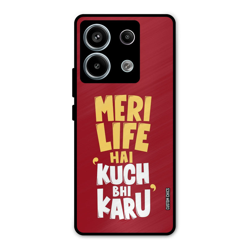 My Life Redmi Note 13 Pro 5G Mobile Back Cover - Typography PrintShield Case