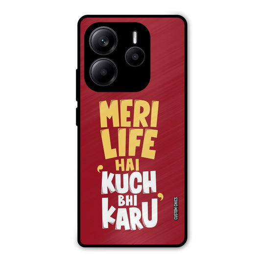 My Life Redmi Note 14 Mobile Back Cover - Typography PrintShield Case