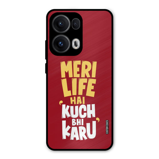 My Life Oppo Reno 13 Pro 5G Mobile Back Cover - Typography PrintShield Case