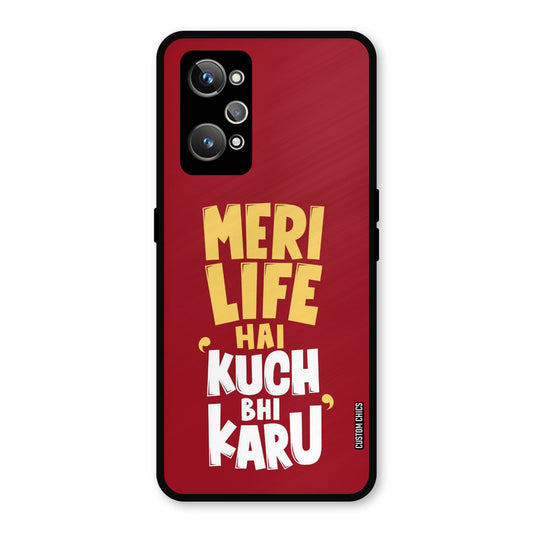 My Life Realme GT Neo 2 Mobile Back Cover - Typography PrintShield Case