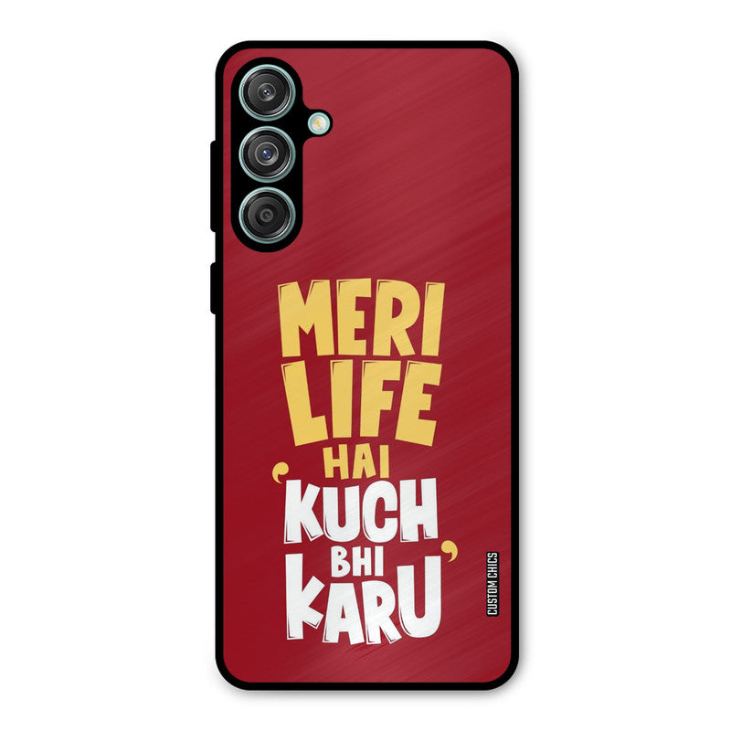 My Life Samsung Galaxy M55 5G Mobile Back Cover - Typography PrintShield Case