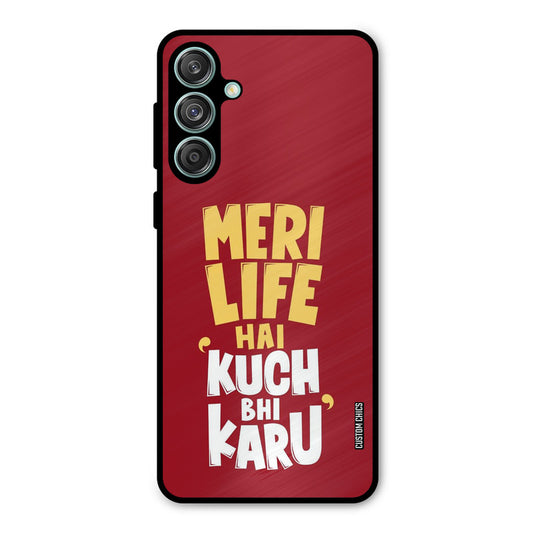 My Life Samsung Galaxy M55 5G Mobile Back Cover - Typography PrintShield Case