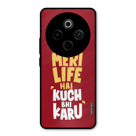 My Life iQoo Z10 Mobile Back Cover - Typography PrintShield Case