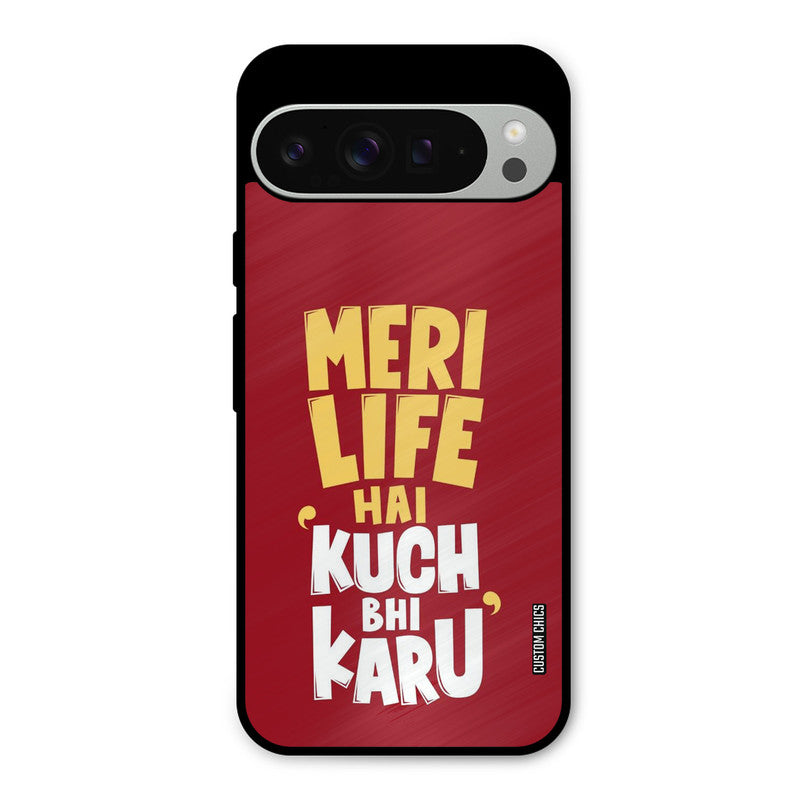 My Life Google Pixel 9 Pro XL Mobile Back Cover - Typography PrintShield Case