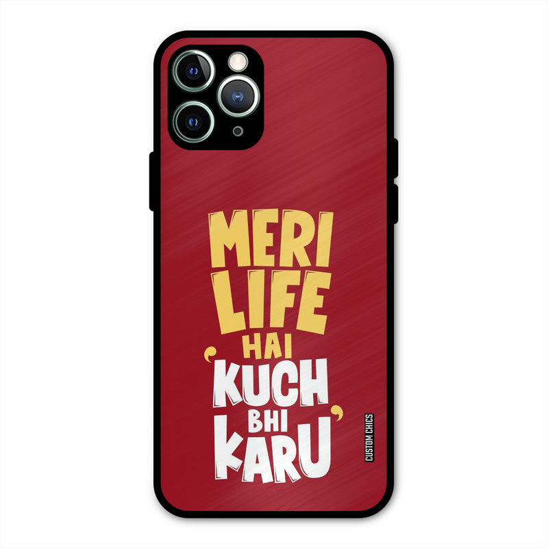 My Life iPhone 11 Pro Max Mobile Back Cover - Typography PrintShield Case