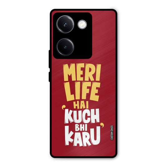 My Life Vivo Y300 Plus Mobile Back Cover - Typography PrintShield Case