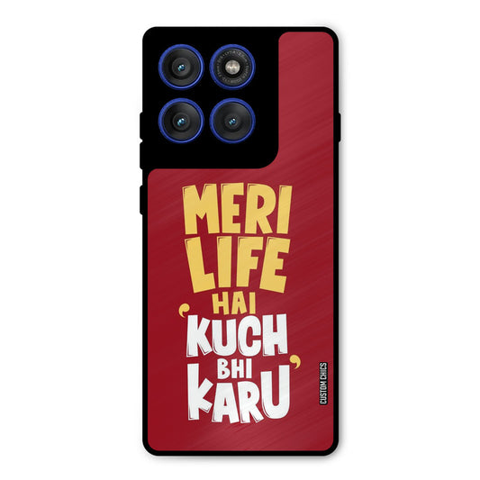 My Life Motorola Edge 60 Pro Mobile Back Cover - Typography PrintShield Case