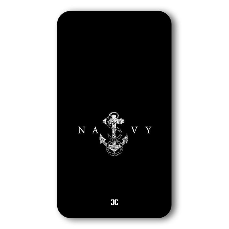Navy Logo Case – Premium PrintShield Mobile Cover