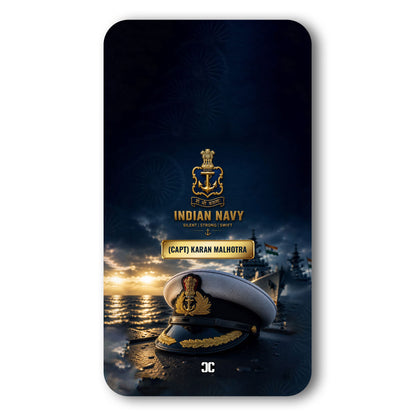 Navy Officer Name Case Case – Premium PrintShield Mobile Cover