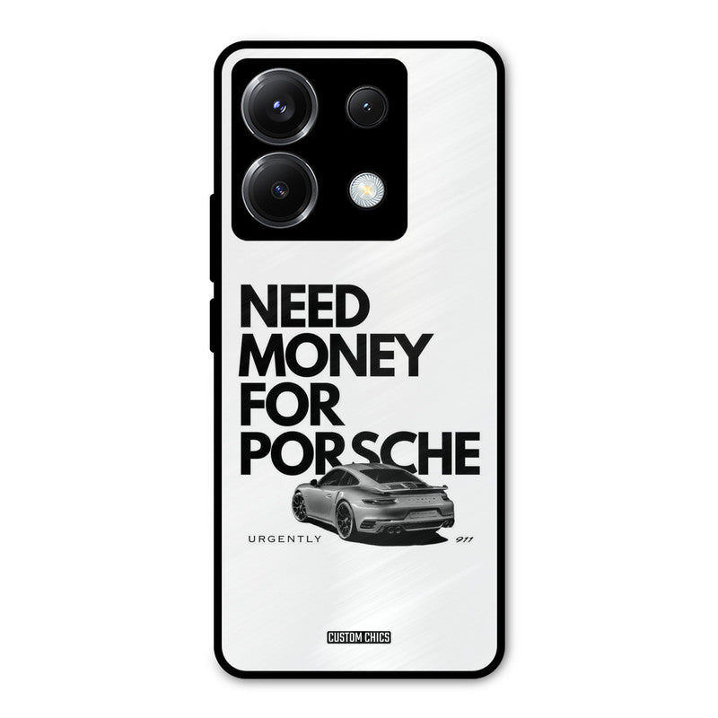 Need Money Poco X6 Mobile Back Cover - Car&Bike PrintShield Case