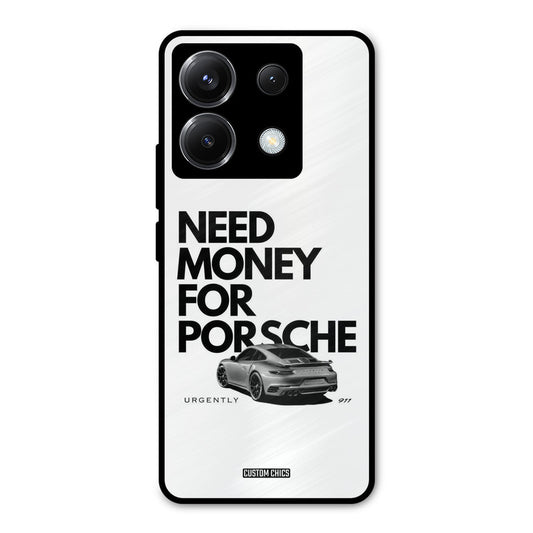 Need Money Poco X6 Mobile Back Cover - Car&Bike PrintShield Case