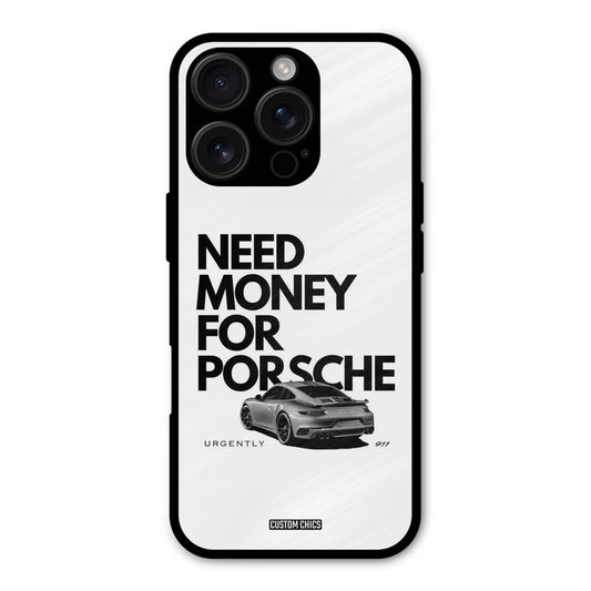 Need Money Typo iPhone 16 Pro Max Mobile Back Cover - Car&Bike PrintShield Case