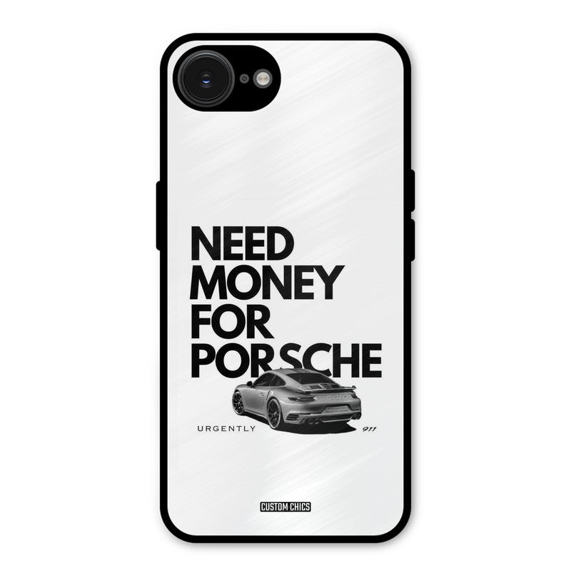 Need Money Typo iPhone 16e Mobile Back Cover - Car&Bike PrintShield Case