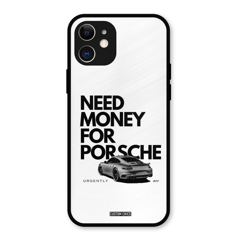 Need Money Typo iPhone 12 Mobile Back Cover - Car&Bike PrintShield Case