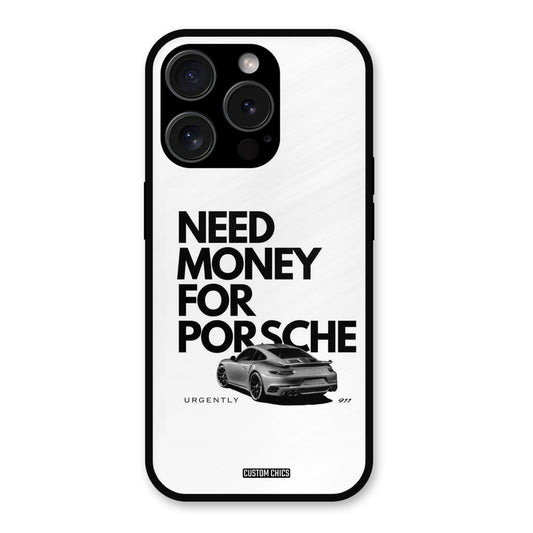 Need Money Typo iPhone 15 Pro Mobile Back Cover - Car&Bike PrintShield Case