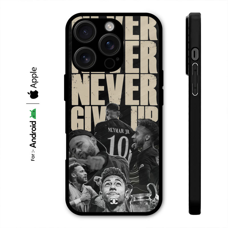 Never Give Up Art Case – Premium PrintShield Mobile Cover