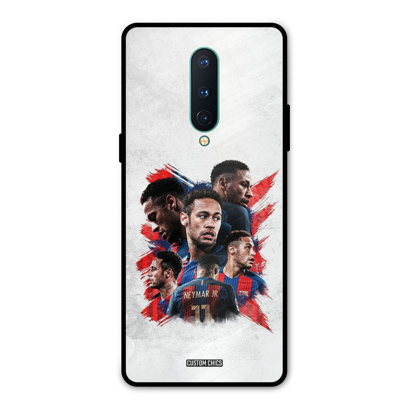 Neymar Group Oneplus 8 Mobile Back Cover - Sports PrintShield Case
