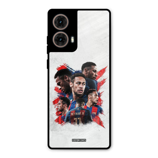 Neymar Group Moto G85 Mobile Back Cover - Sports PrintShield Case