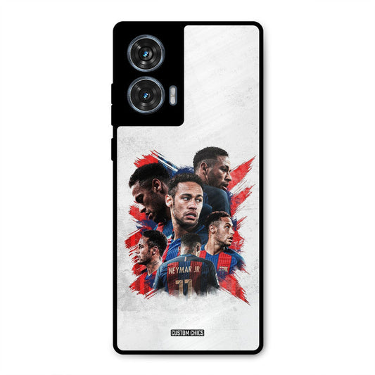 Neymar Group Moto G96 Mobile Back Cover - Sports PrintShield Case