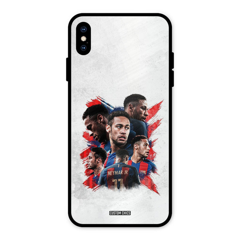 Neymar Group iPhone XS Max Mobile Back Cover - Sports PrintShield Case