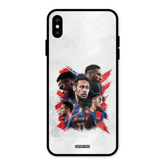 Neymar Group iPhone XS Max Mobile Back Cover - Sports PrintShield Case