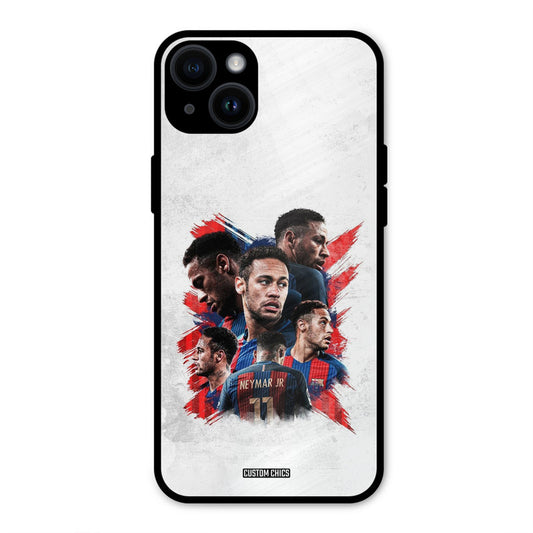 Neymar Group  iPhone 14 Plus Mobile Back Cover - Sports PrintShield Case