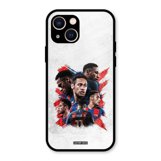 Neymar Group  iPhone 13 Mobile Back Cover - Sports PrintShield Case