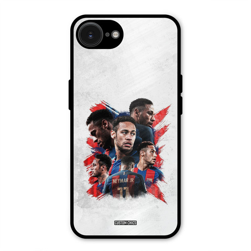 Neymar Group iPhone 16e Mobile Back Cover - Sports PrintShield Case