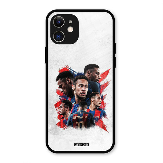 Neymar Group  iPhone 12 Mobile Back Cover - Sports PrintShield Case