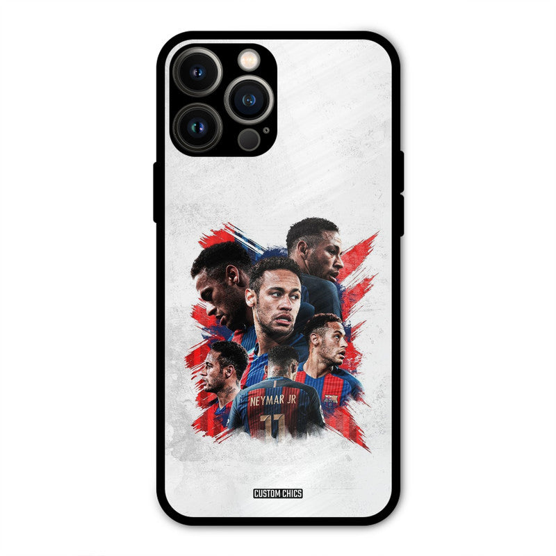 Neymar Group  iPhone 13 Pro Max Mobile Back Cover - Sports PrintShield Case
