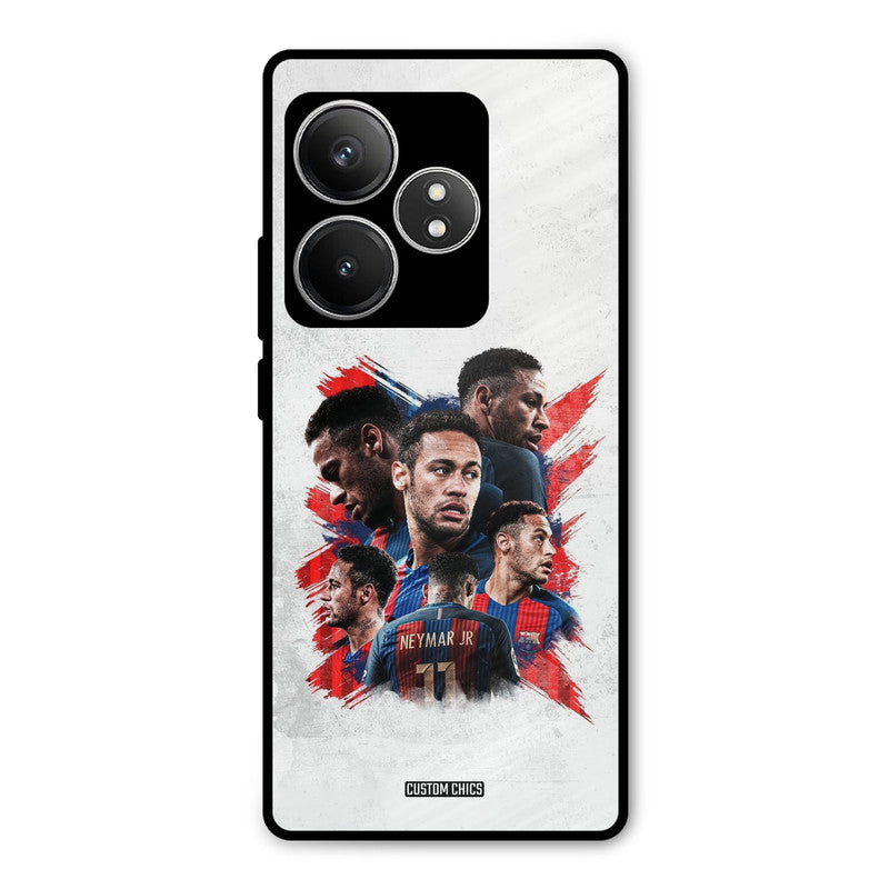 Neymar Group Realme GT 6T Mobile Back Cover - Sports PrintShield Case