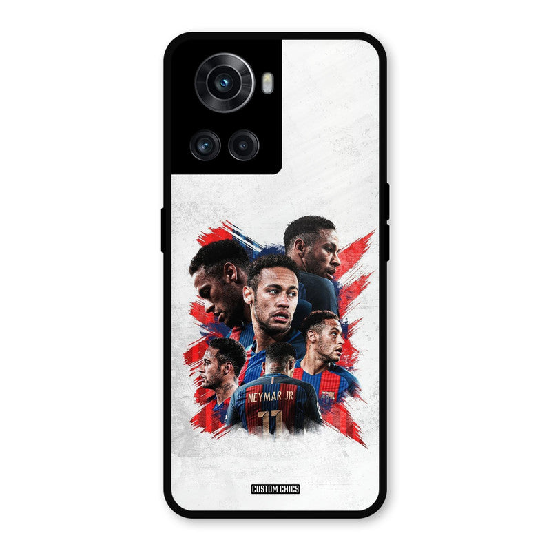 Neymar Group OnePlus 10R Mobile Back Cover - Sports PrintShield Case
