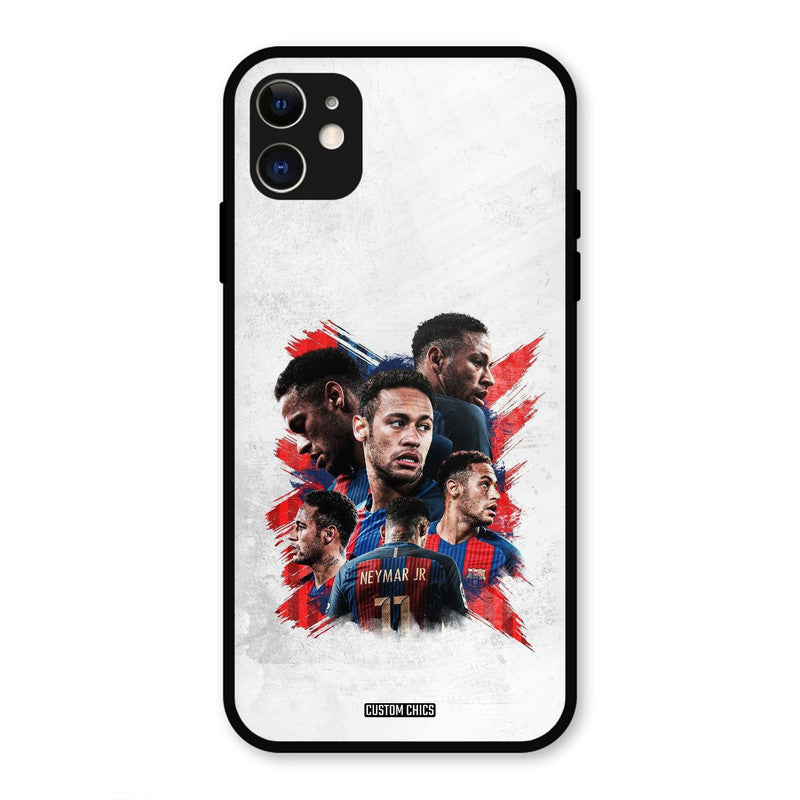 Neymar Group  iPhone 11 Mobile Back Cover - Sports PrintShield Case