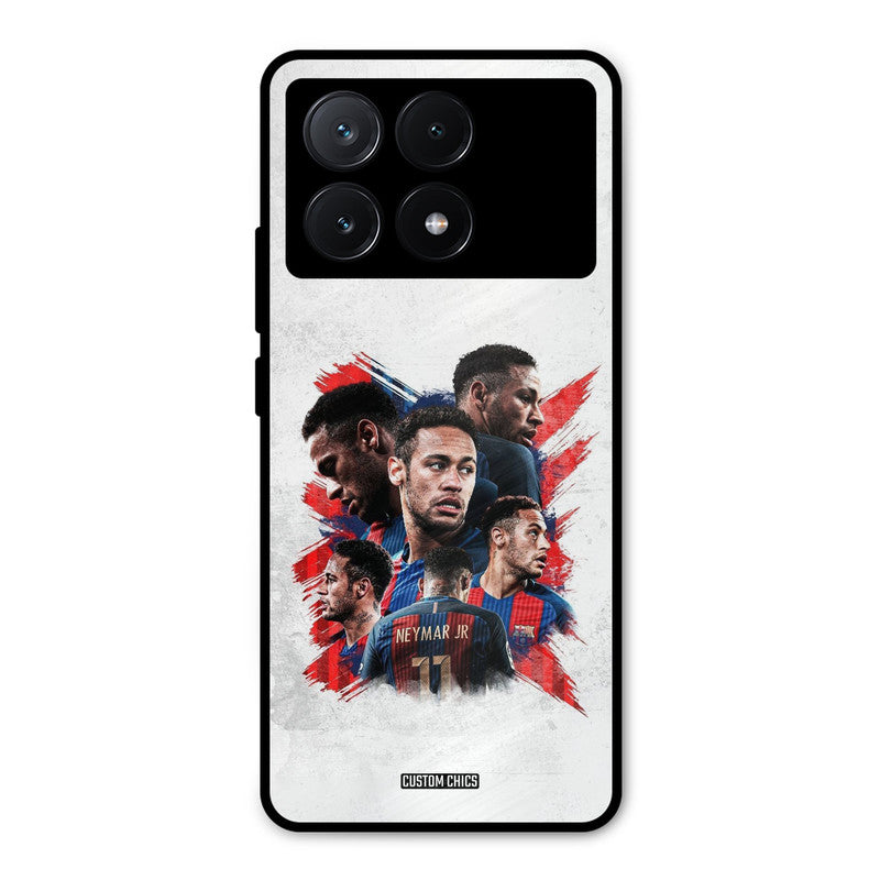 Neymar Group Poco X6 Pro Mobile Back Cover - Sports PrintShield Case