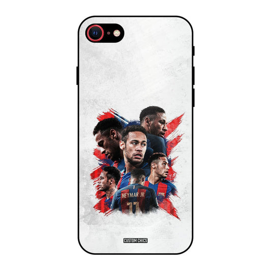 Neymar Group iPhone SE 2020 Mobile Back Cover - Sports PrintShield Case