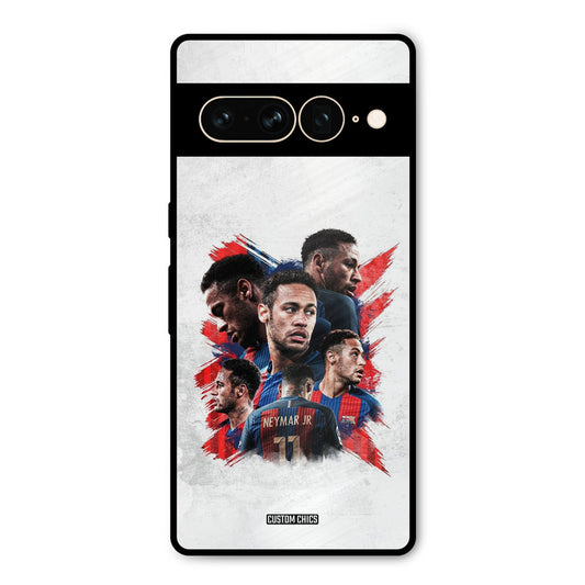 Neymar Group Google Pixel 7 Pro Mobile Back Cover - Sports PrintShield Case