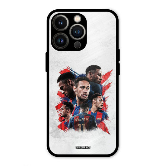 Neymar Group  iPhone 13 Pro Mobile Back Cover - Sports PrintShield Case