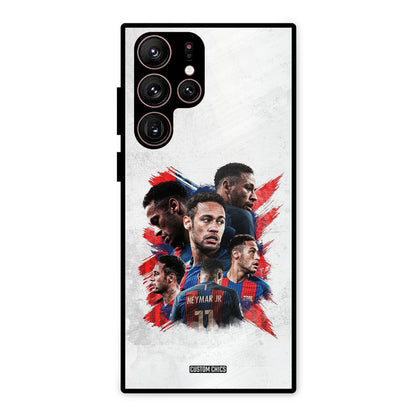 Neymar Group Samsung Galaxy S22 Ultra Mobile Back Cover - Sports PrintShield Case