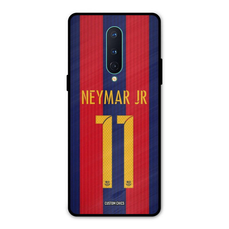 Neymar Jersey Oneplus 8 Mobile Back Cover - Sports PrintShield Case