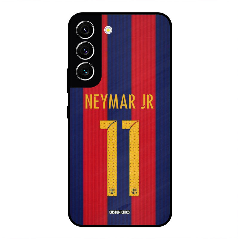 Neymar Jersey Samsung Galaxy S22 Mobile Back Cover - Sports PrintShield Case