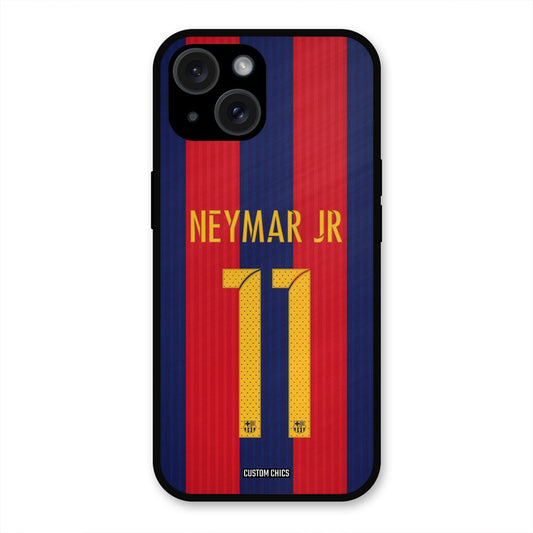 Neymar Jersey  iPhone 15 Mobile Back Cover - Sports PrintShield Case