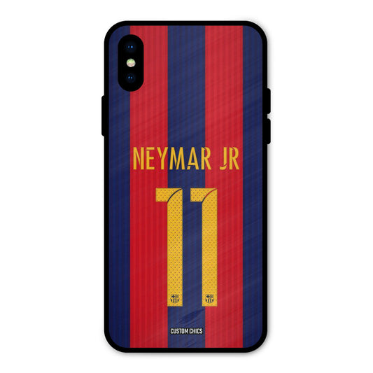 Neymar Jersey iPhone X Mobile Back Cover - Sports PrintShield Case