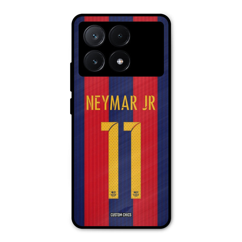 Neymar Jersey Poco X6 Pro Mobile Back Cover - Sports PrintShield Case